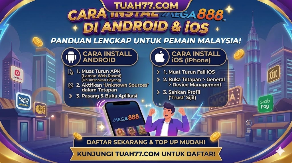 Install Mega888 di Android & iOS: Panduan Lengkap
